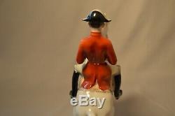 Vintage Hutschenreuther German Porcelain Figurine Lipizzan Horse and Rider