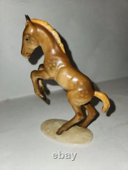 Vintage Hutschenreuther Germany Dappled Chestnut Horse Foal Colt figurine