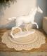 Vintage Hutschenreuther Germany White Porcelain Horse Figurine Sculpture