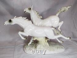 Vintage Hutschenreuther Porcelain Horse Figure In Freiheit (In Freedom) German