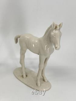 Vintage Hutschenreuther Selb Germany Porcelain Horse Figurines Set of 3