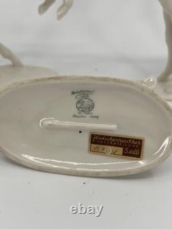 Vintage Hutschenreuther Selb Germany Porcelain Horse Figurines Set of 3