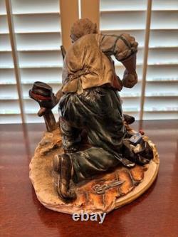 Vintage Italian Made Porcelain Capodimonte Replica Veterinarian With Horse Vintage Italian Made Porcelain Capodimonte Replica Veterinarian With Horse