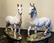 Vintage Kb Creations Italy Limited Edition Pair Of Porcelain Horses 49/1200