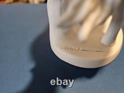 Vintage Kaiser (AK) Golden White Porcelain Horse Figurine Germany #380 signed Bo