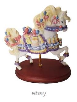 Vintage Lenox Porcelain Limited Edition Happy Birthday Carousel Horse 2001