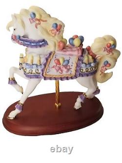 Vintage Lenox Porcelain Limited Edition Happy Birthday Carousel Horse 2001