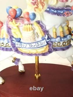 Vintage Lenox Porcelain Limited Edition Happy Birthday Carousel Horse 2001