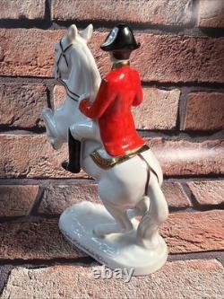 Vintage Lipizzaner Horse 400 Fahre Hofreitschule Wien Soldier Figure