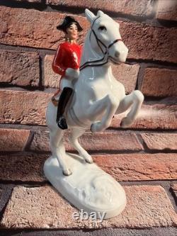 Vintage Lipizzaner Horse 400 Fahre Hofreitschule Wien Soldier Figure