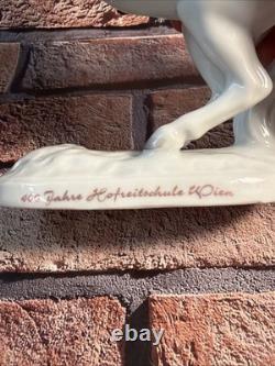 Vintage Lipizzaner Horse 400 Fahre Hofreitschule Wien Soldier Figure