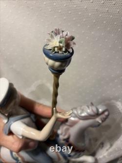 Vintage Lladro Boy On Carousel Horse #1470 Retired Excellent Condition Stunning