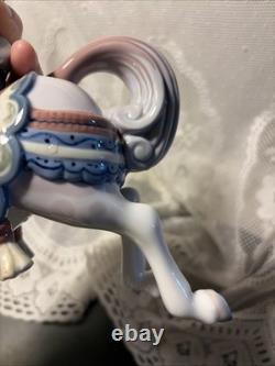 Vintage Lladro Boy On Carousel Horse #1470 Retired Excellent Condition Stunning