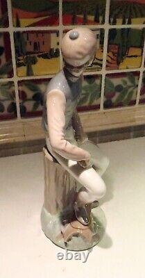 Vintage Lladro Large Retired Jockey Figurine