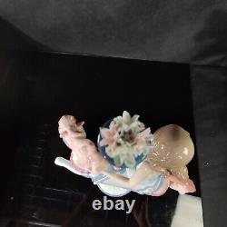 Vintage Lladro Retired Girl On A Carrousel Horse By Jose Puche