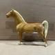 Vintage Mortens Studio Palamino Horse Standing Ceramic Porcelain Horse Figurine