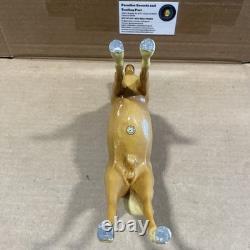 Vintage Mortens Studio Palamino Horse Standing Ceramic Porcelain Horse Figurine