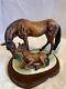 Vintage Mother And Baby Horse Figurine