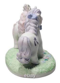 Vintage My Little Pony Wedding Prance Porcelain Figurine Rare 1985 Hasbro