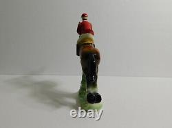 Vintage Nippon Yoko Boeki Co. Japan. Jockey-Horse Jumping. Porcelain figurine