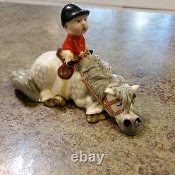 Vintage Norman Thelwell Beswick England KICK START Pony Horse Porcelain Figurine