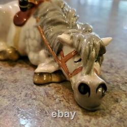 Vintage Norman Thelwell Beswick England KICK START Pony Horse Porcelain Figurine