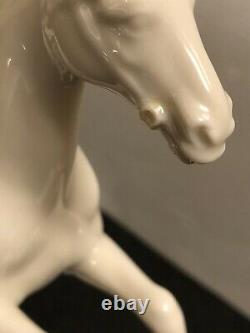 Vintage Nymphenburg Galloping Horseman Whit Eagle On Arm Figurine Marked 279 9