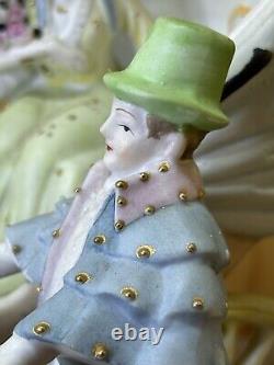 Vintage Occupied Japan, Porcelain Figurine Horse Drawn Carriage, Beautiful