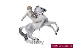 Vintage Original Porcelain figurine Rosenthal Lady Godiva on horseback 25 cm