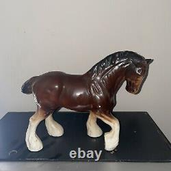 Vintage Porcelain Animal Staue Horse From The Early 19 Centry Great Condition