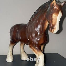 Vintage Porcelain Animal Staue Horse From The Early 19 Centry Great Condition