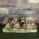 Vintage Porcelain Capodimonte Italy Cinderella Horse Drawn Carriage 14