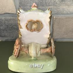 Vintage Porcelain CAPODIMONTE ITALY Cinderella Horse Drawn Carriage 14