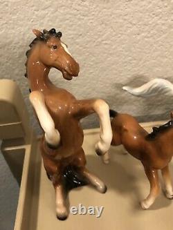 Vintage Porcelain Horse Figurine lot (29), Japan and other mixed brands