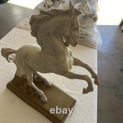 Vintage Porcelain Horse Statue