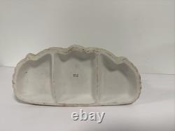 Vintage Rococo Style Victorian Porcelain Horse Drawn Carriage Figurine Japan Art