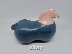 Vintage Rodolfo Padilla Chubby Horse Sculpture Figurine Art Pottery Mexico