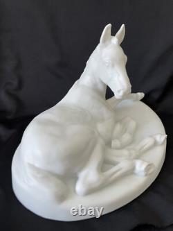 Vintage Rosenthal Furstenberg Horse Foal by Albert Hinrich Hussmann Germany