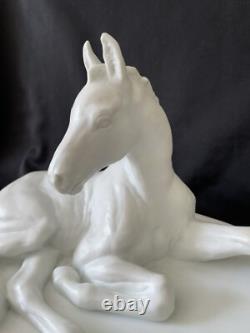 Vintage Rosenthal Furstenberg Horse Foal by Albert Hinrich Hussmann Germany