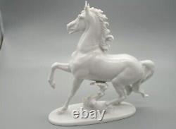 Vintage Rosenthal Germany Porcelain Rearing Horse White