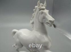 Vintage Rosenthal Germany Porcelain Rearing Horse White