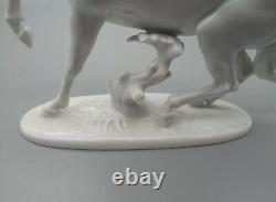 Vintage Rosenthal Germany Porcelain Rearing Horse White