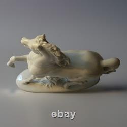 Vintage Rosenthal Horse Rearing White Porcelain Rare Signed Vintage Rosenthal Horse Rearing White Porcelain Rare Signed