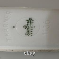 Vintage Rosenthal Horse Rearing White Porcelain Rare Signed