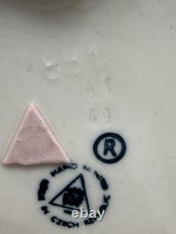 Vintage Royal DUX Bohemia Porcelain Horse Figurine 12H Czech Republic Withbox