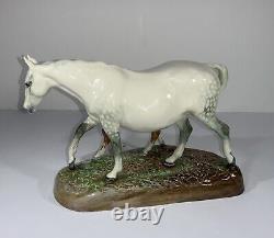 Vintage Royal Doulton Gude Grey Mare And Foal HN2532 Figurine Gorgeous Mint