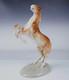 Vintage Royal Dux Glossy Porcelain Rearing Stallion Horse 12 Figurine