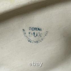 Vintage Royal Dux Glossy Porcelain Rearing Stallion Horse Figurine
