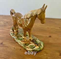 Vintage Royal Haeger Ceramic Pottery Horses 1940s Art Deco Mare and Foal