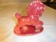Vintage Royal Heager Pink Ceramic Horse Figure Figurine